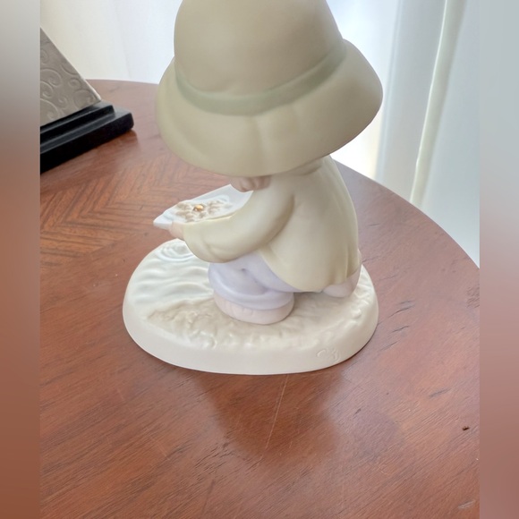 1995 Vintage PM951 Precious Moments "You're One In A Million To Me" panning gold - Picture 4 of 6